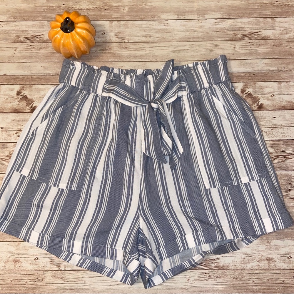Paper-bag High Waisted Shorts